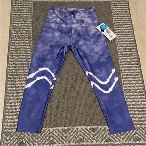 Marika Purple Tie-Dye Leggings